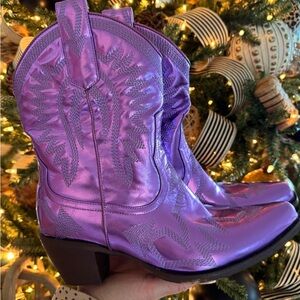 Purple Women's Cowboy Boots